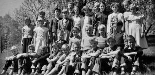Fröskogs skola klass 5 och 6 1954